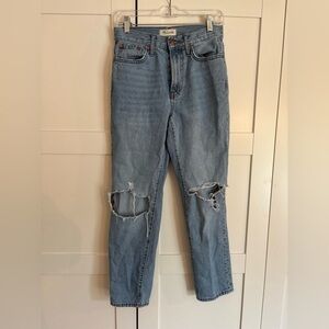 Madewell Perfect Vintage Jean Distressed Size 26